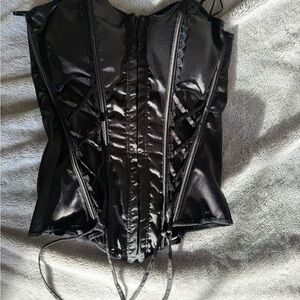 jennyfer y2k black sexy corset